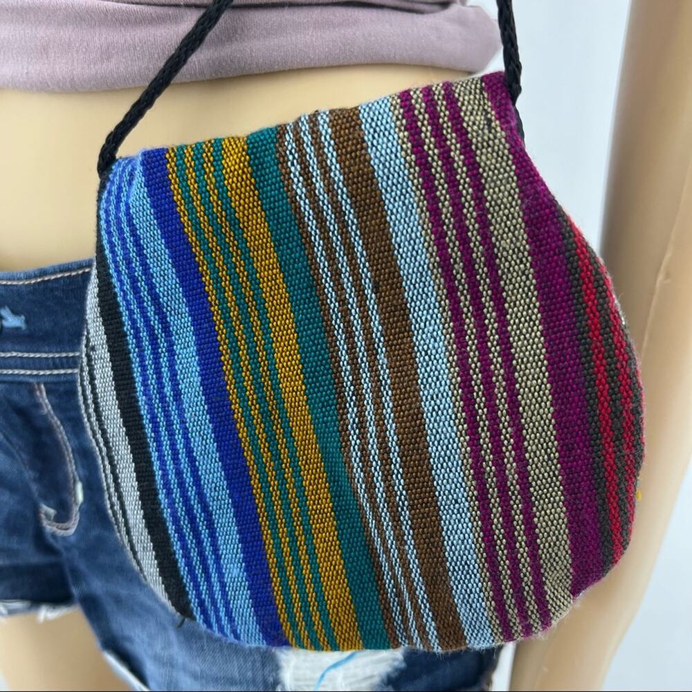 Boho Festival Handmade Multi-Cultural Doll Sleepover Small Crossbody Bag - Picture 3 of 4